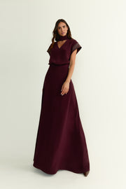 Isabella Top Burgundy